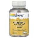 SOLARAY Vitamin C 1000mg Časované uvolňování Kapsle s Rose HIPS & Acerola Bioflavonoidy, Two- stage pro vysokou absorpci & All Day Imunitation Function Support, 60 denní záruka (100 Servingů, 100 tablet)
