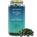 NaturalZing - 100% čistá organická spirulina tablety 124; Non- GMO CARL 124; Daily Greens CARL 124; Vegan Superfood Protein & Antioxidant Support - Rich in Phycocyanin, Beta Carotene & Iron - 2000 Tablety (16 oz Bulk Pack)