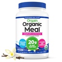 Orgain Organic Vegan Meal Replacement Protein Powder, Vanilla Bean - 20g Plant Based Protein, Gluten Free, mléčné výrobky Free, laktóza Free, Soy Free, No Sugar Added, For Smoothies & Shakes - 2.03lb