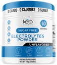 Keto Vitals Neochucené Electrolyte Powder 124; Keto- Friendly Electrolytes with Draslík, Magnesium, Sodík, vápník 124; Keto Electrolytes Supplement Drink Mix 124; Sugar- Free, Nulové kalorie, Nulové sacharidy