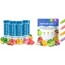 Venture Pal Sugar Free Electrolyte Powder Packets & Žvýkací Fast-Melt Electrolyte Tablety, Sport Electrolyte pro běh turistika sportovní výživu