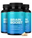 Nootrix Brain Boost Nootropní dodatek 124; Podporuje paměť, duševní soustředění, kognitivní zdraví & energie 124; Podporuje zdravé mood & funkce mozku 124; Ginkgo Biloba & DMAE 124; 180 Kapsle