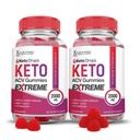 Odůvodněné laboratoře (2 Pack Keto Drops Keto ACV Gummies Extreme 2000MG Keto Drops Keto Gummies Advanced Formule Apple Cider Ocet s Pomegranate Beet Juice Powder B12 Vegan Non GMO 120 Gummys