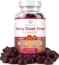 Potent Horny Kozí Tráva pro muže a ženy (Max Potency Chews 800mg), Horny Kozí Tráva Extract Gummies for Energy Management, Performance and Stamina - Vegan, gluten- Free, Natural Grapefruit Flavor