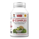 ANDREW LESSMAN High Potency B- Complex 60 Kapsle - s vysokými hladinami folátového komplexu a biotinu, podporuje buněčný růst, energie, imunitní funkce, detoxikace, metabolismus tuků a další