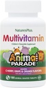 NaturesPlus Animal Parade Children 's Chewable Multivitamin - 180 Animal- Shaped Tablety, balení po 3 - Přírodní asried Flavors - Vegan, Gluten Free - 270 Total Servings