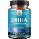 DHEA dodatek pro ženy a muže - Čisté DHEA 50mg pro rovnováhu hormonů, zlepšuje stabilitu mood, funkce mozku, imunitní systém, energie a plodnost - Dehydroepiandrosteronové kapsle pro dospělé - 60 Ct
