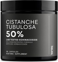 Cistanche Tubulosa Extract - Ultra vysoká potence 10: 1 Extrakt s 50% Echinacoside & 10% Verbascoside - Vysoce koncentrovaný - Third- Party Lab Tested - 60 Kapsle