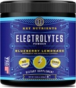 KEY NUTRIENTY Multivitamin Electrolytes Powder No Sugar - Fresh Blueberry Lemonade Electrolyte Powder - Endurance & Energy Supplement - Hydration Drink - No Calories - 90 Servings - Made in USA