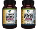 Úžasné Byliny Premium Black Seed Oil Kapsle - Gluten Free, non GMO, Cold Pressed Nigella Sativa AIDS in Digestive Health, Imunitní podpora, Mozková funkce - 90 Počet, 500mg (Balení 2)