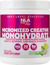 Její creatine Monohydrát Mikronizované pro ženy (30- 5g Servings) -Skvělé Ochutnávání Lemon Lime Sorbet Flavored- Lean Muscle Growth & Workout Recovery, Zvyšte účinnost - Vegan-, žádné nadýmání nebo zadržování vody