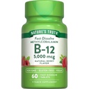 Nature 's Truth B12 Vitamin 5000 mcg color 124; 60 Tablet color 124; Fast Disolve Natural Berry Flavor color 124; Vegan, Non- GMO & Gluten zdarma dodatek