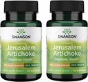 Swanson Prebiotic Jerusalem Artyčok - 90% Inulin 400 mg 60 Caps (2 balení)