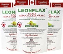 Leonln, 100% autentické kanadské plamen seed, All- Natural, vysoký obsah vlákna, Dietní dodatek k zlepšení vašeho stravovacího zdraví, 18 Oz, Bag, Natural Health Corporation (balení 3)
