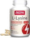 Jarrow Diplomas L- Lysin 500 mg, dodatek stravy, aminokyselina pro syntézu proteinů a podporu zdravé tkáně, 100 kapslí, 100 denní dodávka
