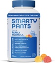 SmartyPants Multivitamin pro muže, ženy a děti: Vitamin Gummies s Omega 3 Fish Oil (EPA / DHA), Methylfolát, Vitamin D3, C, Vitamin B12, B6, Vitamin A, K & Zinek, 200 Počet (30 Day Supply)