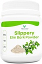 Slippery Elm Bark Powder, Slippery Elm Inner Bark Powder, Přírodní Bylinný dodatek pro uklidňující hrdla a stravitelné zdraví, Gluten- Free, Non-GMO, Vegan- Friendly, 1 LB (534 Služení)