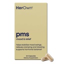její vlastní PMS, podporuje PMS příznaky, podporuje pozitivní nálada, přírodní hormon bilance, pomáhá zmírnit křeče, Hot Flashes Menopause Relief, Lepek a Soy Free, Vegan, 30 Kapsle, 30 Služeb