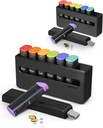 Týdenní Pill Organizátor 2 krát denně - Am Pm Pill Box 7 Day, Velký dvakrát Medicine Pill Pouzdro pro denní léčby, Vitamíny, Rybí oleje, doplňky Přenosný týden Držák pilulky Kontejner.