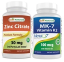 Zinek Citrát 30 mg a vitamin K2 (MK7) s D3