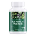 PlantFusion Vegan High Potency Methylfolát 5-MTHF - Rychle působící sublingvální doplněk methyl folátu je 6X Více Absorbovatelné - Non- GMO, Podporuje kardiovaskulární & mozek - 60 Lozenges