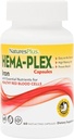 NaturesPlus Hema- Plex Iron - 60 Fast- acting Kapsle - 3 Pack - 85 mg Chelated Iron + vitamín C & bioflavonoidy pro zdravé červené krvinky - Vegan, gluten zdarma - 90 Celkem Servings