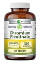 Amazing Applicas Chromium Picolinate 1000 Mcg CLANE124; Tablety dodatek CLANE124; Non-GMO CLANE124; gluten Free CLANE124; Made in USA (1 balení 124; 360 Počet)