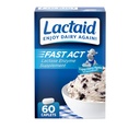 Lactaid Fast Act Intolerance laktózy Relief Caplet, Laktázový enzym pro prevenci plynu, nadýmání a průjem Vzhledem k citlivosti laktózy, Single- Serve doplňky pro cestování a On- TheGo, 60 Počet