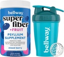 Bellway Super Fiber Powder + Ovoce, Smíšené Berry Shaker Bottle Bundle