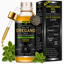 Organic Oregano Oil Drops - 1000 Servings, 12 Month Supply, Wild Oil of Oregano 9X Carvacol, Imunite & Digestive Support, Non- GMO, Food Grade Bylinný dodatek, Alternativa k oleji Oregano tinktura
