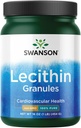 Swanson 100% čisté Lecithin Granules (Non- GMO) 16 Ounce (1 LB) (454 g) Granules