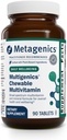 Metagenika Multigenika Žvýkací Multivitamin - Denní vitamínová a minerální podpora pro děti a dospělé - Orange Flavor, Non- GMO, Gluten- Free, Žvýkací tablety - GMP Certified Facility - 90 Služeb