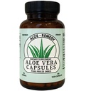 Aloe Vera Kapsle 180 Count Freeze Sured gel a Leaf Powder for IC BPS Support Stravovací a močová měchýř zdraví Vyrobeno v USA přírodní doplněk