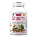 ANDREW LESSMAN Bean a Zeleninový plyn Relief 60 Kapsle - Přírodní enzym Komplex snižuje plyn, Natural Enzyme Bloating from Beans, Cruciegue Zelenina, Ovoce, Zrna a jiné potraviny. Jemné a efektivní