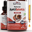 Psi Antibiotika pro infekci, Kašel, UTIs, Alergie, Svědění 124; Přírodní antibiotika pro psy na podporu kůže, Coat, & Digestion 124; pro všechny Breeds & Ages 124; 1 fl oz