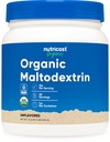 Nutricost Organic Maltodextrin Powder 1lb - gluten Free, Non- GMO