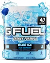 G Fuel Blue Ice Energy Drink Powder, Pre Workout Caffeine Mix for Gaming, Cukr Free Focus Amino, Vitamin + Antioxidanty, 9.9oz (Blue Raspberry, 40 Služeb)
