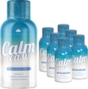 Klid & Easy - Přírodní stres Relief Shot, KSM- 66 Ashwagandha, Suntheanine L Theanine, Calming Adaptogen Drink, Relaxation, Focus, a Mood OF 124; 2 oz Liquid Bottle (6 Pack)