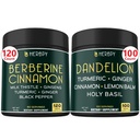 Bundle 7in1 Berberine HCl & 6in1 Doplněk k pampelišce - Podpora imunitního, trávicího a srdečního zdraví