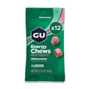 GU Energy Chews, Vodní meloun Energy Gummies s Electrolytes, Vegan, gluten- Free, Kosher, Caffeine- Free, a Dairy- Free On-The- Energy for any workout, 12 sáčků (24 Služeb celkem)