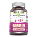 Amazing Applicas 5-HTP (Hydroxytryptofan) Dodatek 124; 100 Mg Per Serving Application 124; Veggie Kapsle 124; Non-GMO Creditor 124; Gluten Free Application 124; Made in USA (1 balení, 120 Počet)