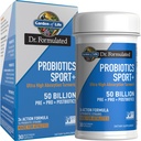 Zahrada života Dr. Formitated Sport Probiotika Dědičný dodatek, Organic Prebiotics for Women & Men Sports, Klinicky studoval kurkumin, 50 Miliardy CFU, Gut Health, Acidophilus, 30ct