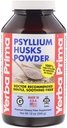 Yerba Prima Psylium Husks Fiber Powder, 12 Ounce - Přírodní Vláknina dodatek - Colon Cleanse - Gut Health - Vegan, Non- GMO, gluten zdarma