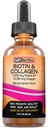 SBR Nutrition Biotin a kolagen Liquid Denní dietní dodatek, Vitaminy pro růst vlasů a zesilení, Zdraví pokožky a síla nehtů, 2 oz (60ml)