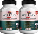 Wellary Max Menopauza Support Supplement, 40 Milionů CFU Probiotic Blend, 90 Kapsle (2)