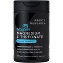 Sportovní výzkum Magtein Magnesium L- Threonát Kapsle - doplněk hořčíku pro paměť, Focus & Cognition - Magnesium L Threonát podporuje zdraví mozku, spánek & Mood - 2000mg, 180 Kapsle pro dospělé