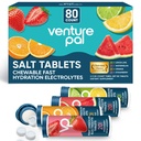Venture Pal Chewable Electrolyte Tablety, 80 Hrabě Fast- Rozpusťte Sugar- Free Stick Salt Tablety - Variety Pack for Rapid Hydration, Venkovní běh, Turistika, Sport 124; Keto & Vegan Friendly Family 124; 4 Pack