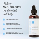 Konzult Zdraví W8 Drops -Lékař Proximated Liquid Weight Loss Dodatek s DygloFit- Podporuje kontrolu appetite, Metabolismus a Hormon Balance - Přírodní antioxidant Protection-2 Droppers dvakrát denně