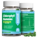 Cukr Chlorofyl gumy, vitamin B12 zink - přírodní deodorant *, podporuje zdravou pokožku a tělo detox *, imunitní a stravovací podpora, Žvýkací chlorofyl dodatek pro ženy - 60 Počet