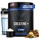 VEDGE Nutrition Creatine + color 124; Vegan Plant- based Creatin Monohydric Powder 124; Energy, Performance & Function Credition 124; Ergogenní pomůcky pro atletiky cample124; Neochucené, 30 Služeb